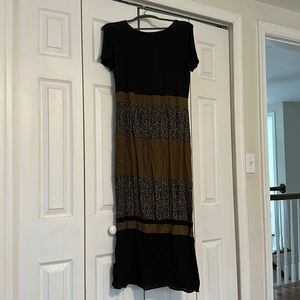 Black pattern dress